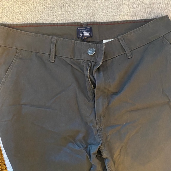 Mens Grey Gap Chinos W34 X L32 - Picture 2 of 2